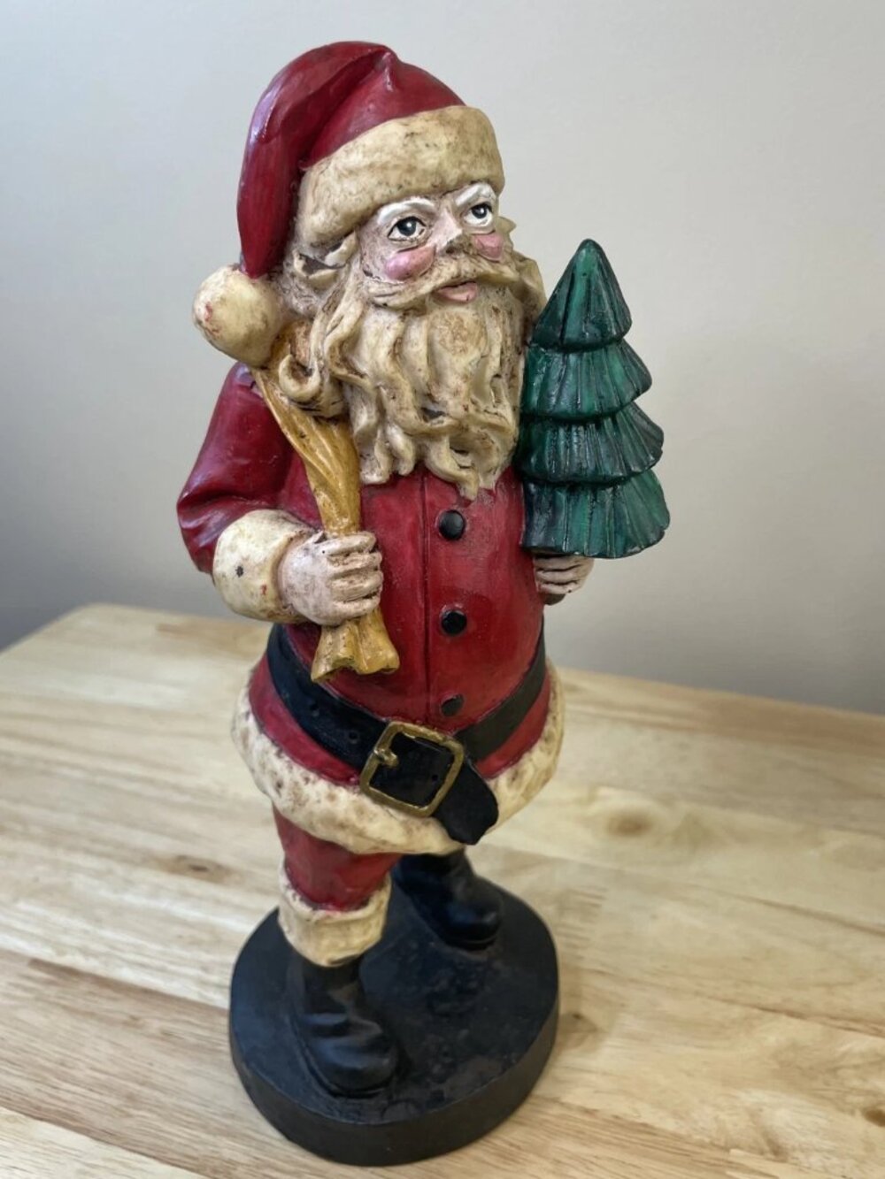 Vintage Windsor Collection Santa Claus Figurine Resin Christmas Decor w/ Box